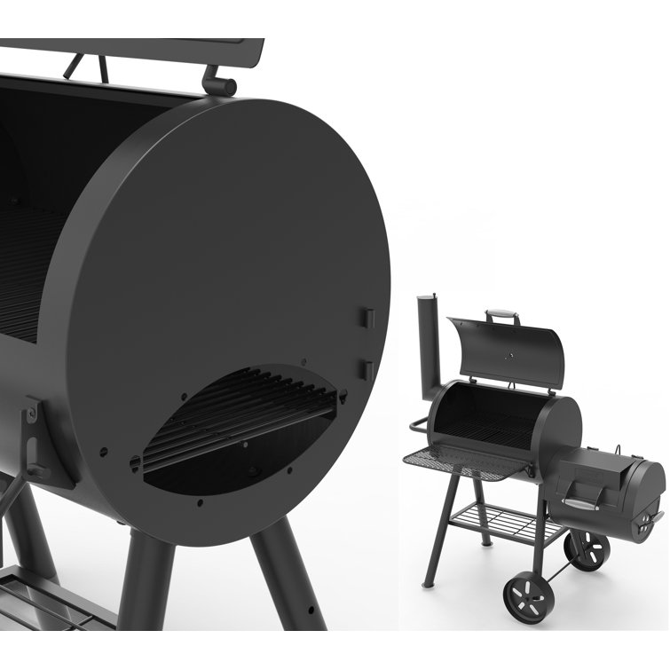 DynaGlo Signature Series HeavyDuty Barrel Charcoal Grill, 48 OFF